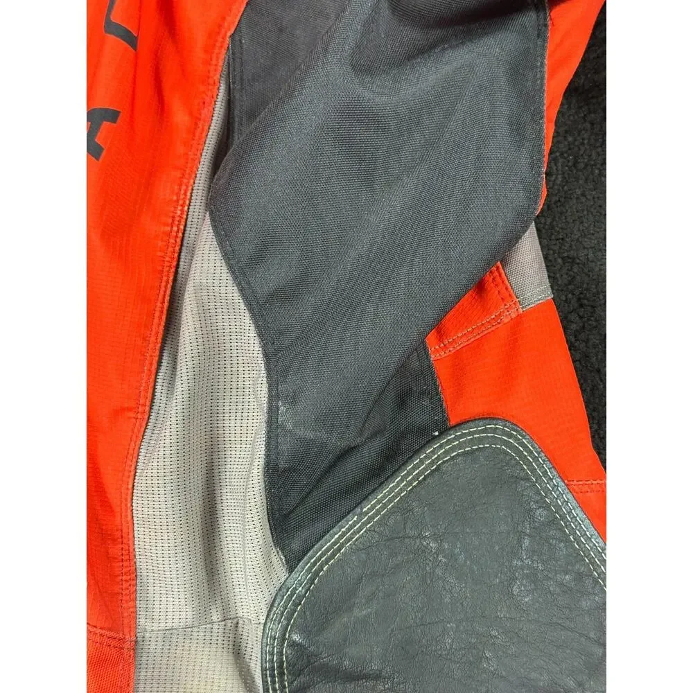 FLY Racing Pants Mens 38x29 Red Gray Kinetic Core Motorcross Padded Riding